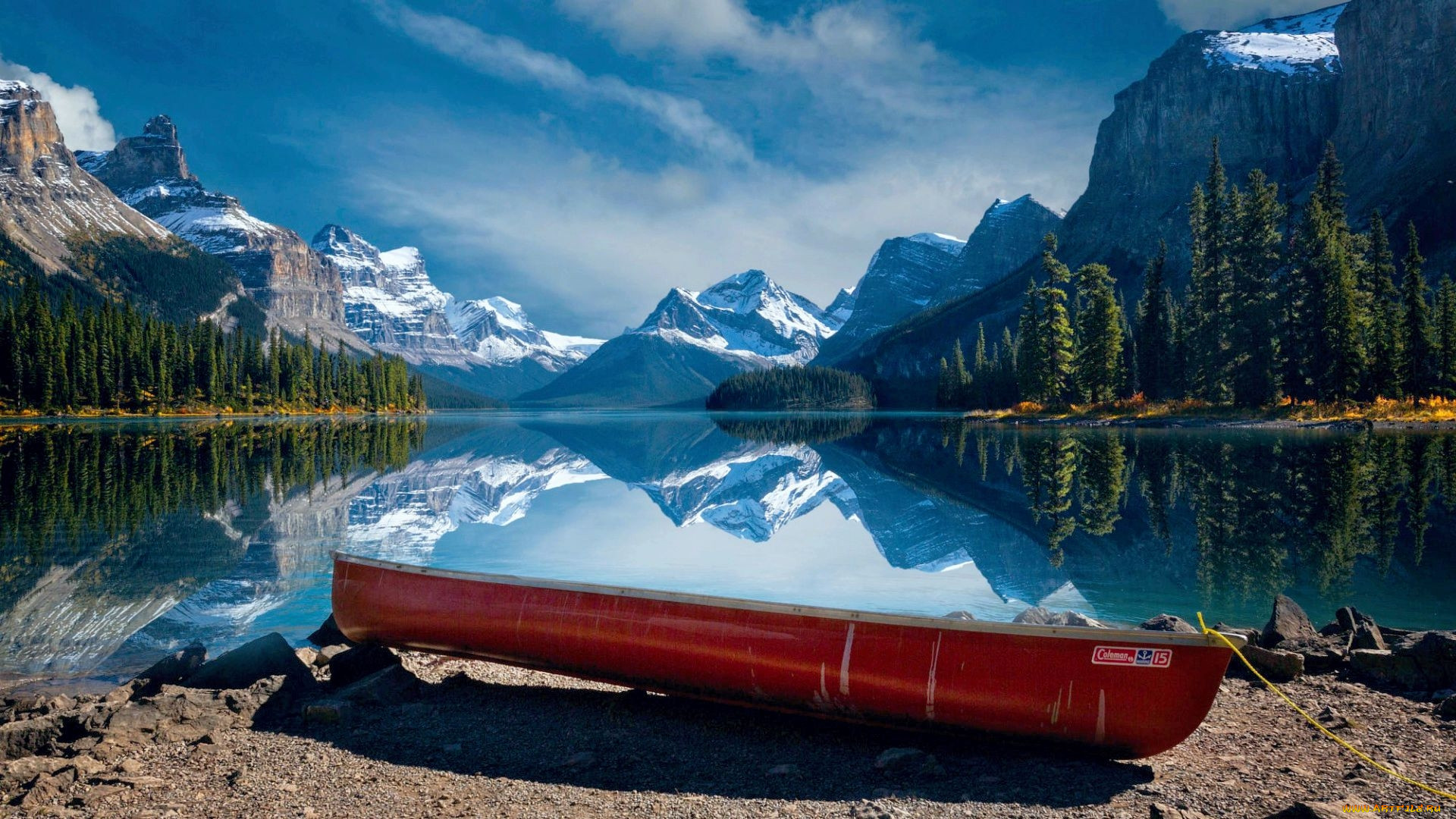 maligne lake, jasper np, alberta, , ,  , maligne, lake, jasper, np